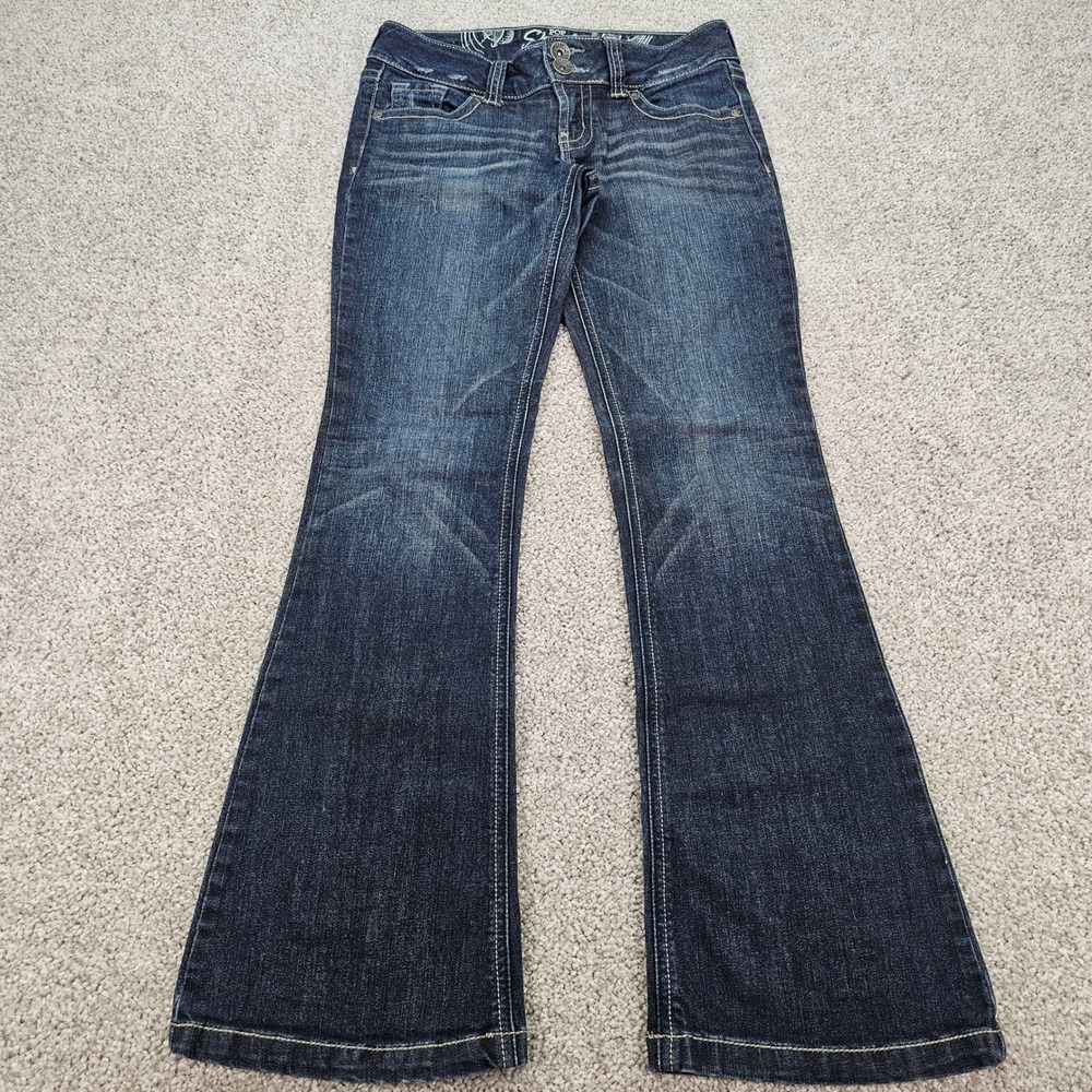 Refuge Pop Starlet‎ Flare Jeans Dark Wash Women's Size O